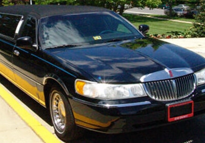 black Charlottesville limousine rental