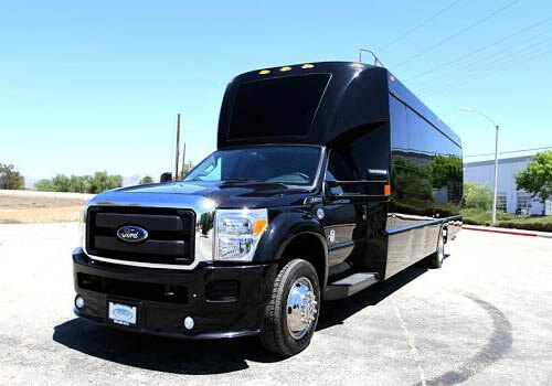 black party bus rental